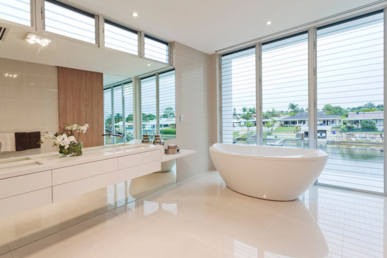 Modern bathroom in luxury Australian house